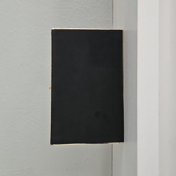 NWOT Gold Trim Glass Jewelry/Trinket Box - Picture 7 of 7